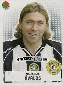 Sticker Avalos - Futebol 2007-2008 n. 165 - Panini