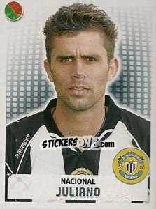 Sticker Juliano - Futebol 2007-2008 n. 173 - Panini