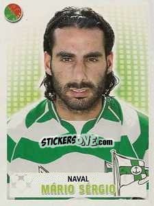 Sticker Mario Sergio - Futebol 2007-2008 n. 185 - Panini