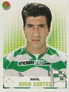Sticker Hugo Santos - Futebol 2007-2008 n. 194 - Panini