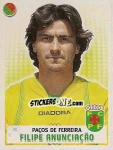 Figurina Filipe Anunciacao - Futebol 2007-2008 - Panini