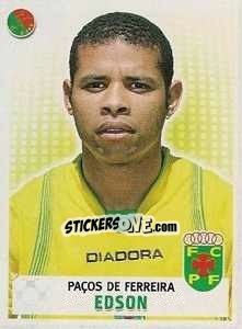 Sticker Edson - Futebol 2007-2008 - Panini