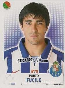 Sticker Jorge Fucile - Futebol 2007-2008 - Panini