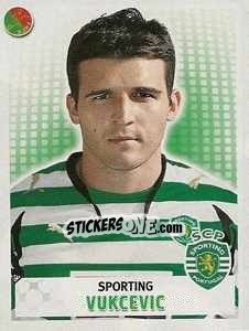Sticker Simon Vukcevic - Futebol 2007-2008 n. 254 - Panini