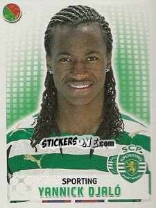 Sticker Yannick Djalo - Futebol 2007-2008 n. 256 - Panini