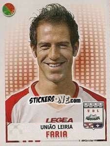 Sticker Faria - Futebol 2007-2008 n. 270 - Panini