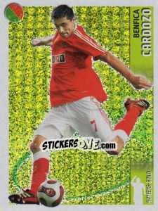 Cromo Oscar Cardozo (Benfica) - Futebol 2007-2008 - Panini