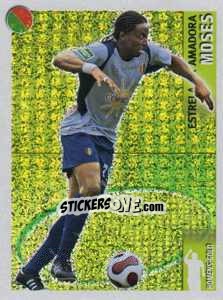 Sticker Moses (E.Amadora) - Futebol 2007-2008 - Panini