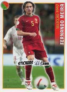 Sticker Fernando Meira - Futebol 2007-2008 n. 341 - Panini