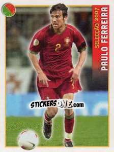 Sticker Paulo Ferreira - Futebol 2007-2008 n. 342 - Panini