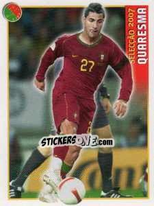Sticker Quaresma - Futebol 2007-2008 n. 346 - Panini