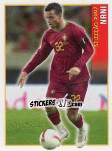 Sticker Nani - Futebol 2007-2008 n. 347 - Panini