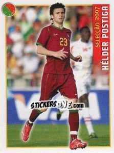 Cromo Helder Postiga - Futebol 2007-2008 - Panini