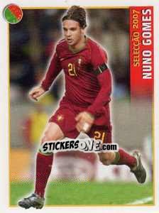 Sticker Nuno Gomes - Futebol 2007-2008 n. 352 - Panini