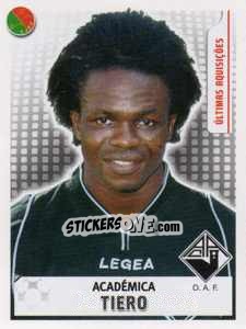 Sticker Tiero (Academica) - Futebol 2007-2008 - Panini