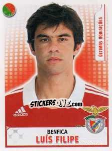 Cromo Luis Filipe (Benfica) - Futebol 2007-2008 - Panini