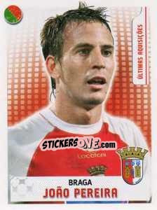 Cromo Joao Pereira (Braga) - Futebol 2007-2008 - Panini