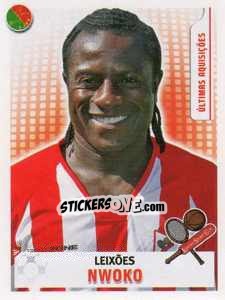 Cromo Nwoko (Leixoes) - Futebol 2007-2008 - Panini