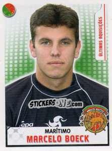 Cromo Marcelo Boeck (Maritimo) - Futebol 2007-2008 - Panini