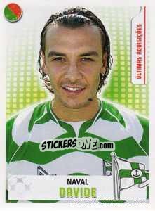 Sticker Davide (Naval) - Futebol 2007-2008 - Panini