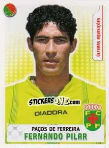 Sticker Fernando Pilar (P.Ferreira) - Futebol 2007-2008 n. 376 - Panini