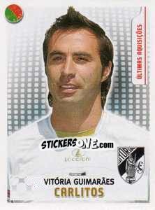 Cromo Carlitos (V.Guimaraes) - Futebol 2007-2008 - Panini