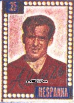 Sticker Gabriel Alonso - Craques do Campeonato Mundial de Futebol 1950
 n. 35 - A. AMERICANA
