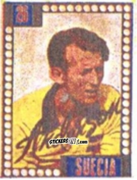 Figurina Sune Andersson - Craques do Campeonato Mundial de Futebol 1950
 n. 26 - A. AMERICANA
