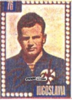 Cromo Stjepan Bobek - Craques do Campeonato Mundial de Futebol 1950
 n. 76 - A. AMERICANA
