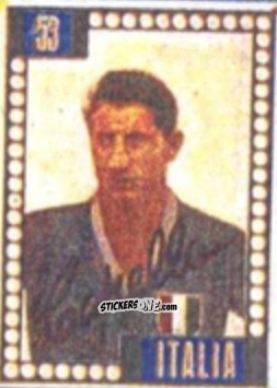 Sticker Gino Cappello - Craques do Campeonato Mundial de Futebol 1950
 n. 53 - A. AMERICANA
