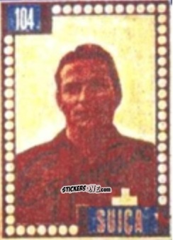 Sticker Olivier Eggimann - Craques do Campeonato Mundial de Futebol 1950
 n. 104 - A. AMERICANA
