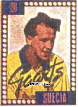 Sticker Gaarts - Craques do Campeonato Mundial de Futebol 1950
 n. 28 - A. AMERICANA
