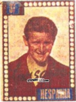 Sticker Gonzalvo III - Craques do Campeonato Mundial de Futebol 1950
 n. 37 - A. AMERICANA
