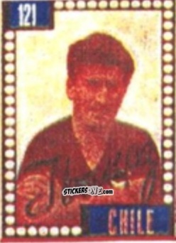 Figurina Carlos Ibáñez - Craques do Campeonato Mundial de Futebol 1950
 n. 121 - A. AMERICANA
