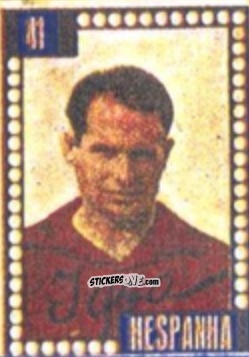 Sticker Igoa - Craques do Campeonato Mundial de Futebol 1950
 n. 41 - A. AMERICANA
