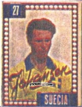 Sticker Johansen - Craques do Campeonato Mundial de Futebol 1950
 n. 27 - A. AMERICANA

