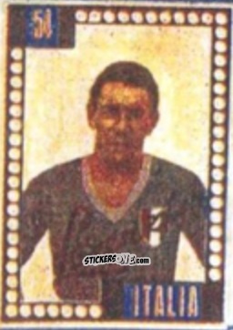 Figurina Lorenzi - Craques do Campeonato Mundial de Futebol 1950
 n. 54 - A. AMERICANA
