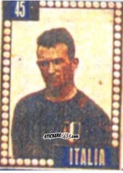 Cromo Giuseppe Moro - Craques do Campeonato Mundial de Futebol 1950
 n. 45 - A. AMERICANA
