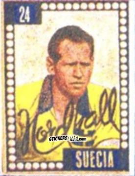 Cromo Nordhall - Craques do Campeonato Mundial de Futebol 1950
 n. 24 - A. AMERICANA
