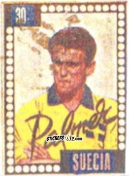 Sticker Karl-Erik Palmér - Craques do Campeonato Mundial de Futebol 1950
 n. 30 - A. AMERICANA

