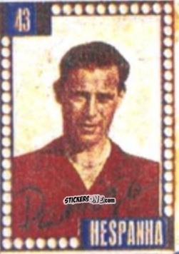 Figurina José Luis Panizo - Craques do Campeonato Mundial de Futebol 1950
 n. 43 - A. AMERICANA
