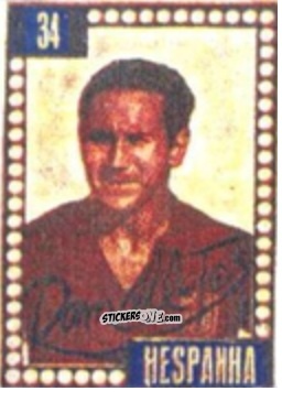 Sticker Ramallets - Craques do Campeonato Mundial de Futebol 1950
 n. 34 - A. AMERICANA
