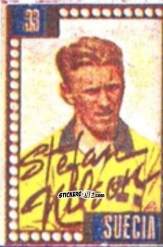 Cromo Stellan Nilsson - Craques do Campeonato Mundial de Futebol 1950
 n. 33 - A. AMERICANA
