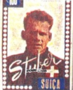 Sticker Georges Stuber - Craques do Campeonato Mundial de Futebol 1950
 n. 100 - A. AMERICANA
