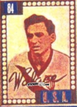 Sticker Frank Wallace - Craques do Campeonato Mundial de Futebol 1950
 n. 84 - A. AMERICANA
