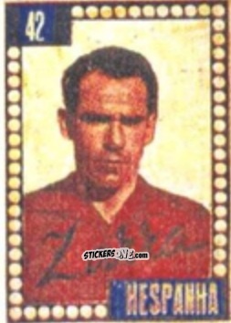 Sticker Zarra - Craques do Campeonato Mundial de Futebol 1950
 n. 42 - A. AMERICANA
