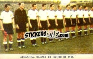 Sticker Alemanha, Campea Do Mundo De 1954