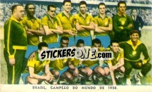 Sticker Brasil, Campeao Do Mundo de 1958