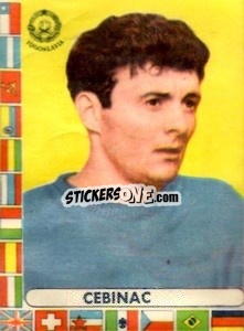 Sticker Cebinac - Futebol Mundial 1962
 - VECCHI