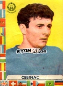 Sticker Cebinac - Futebol Mundial 1962
 n. 173 - VECCHI